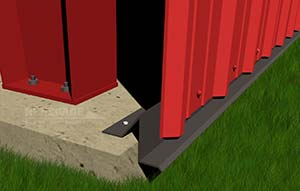 Formed base trim illustration