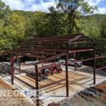 Monitor Style steel building framed