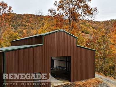 Featured image for “Steel Building with Monitor Style Roof”