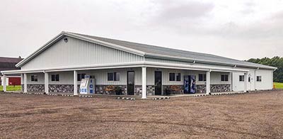 retail steel building general store