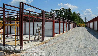 self storage steel building construction