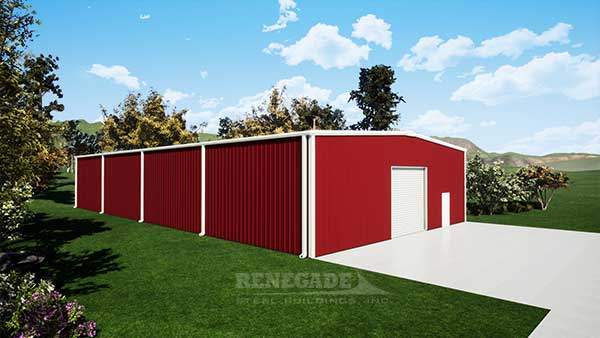 50x10x16 steel building illustration