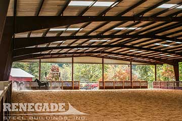 agricultrual steel building horse riding arena