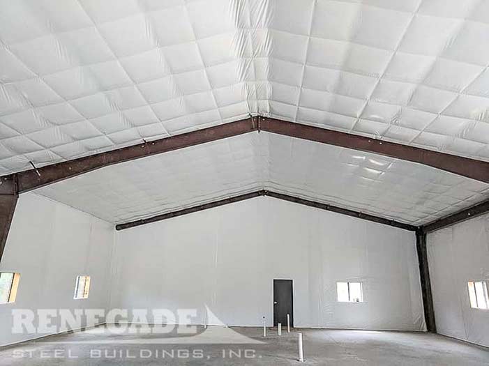 steel building interiors