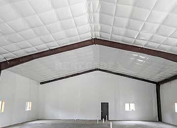 Hi R-value steel building liner system insulation