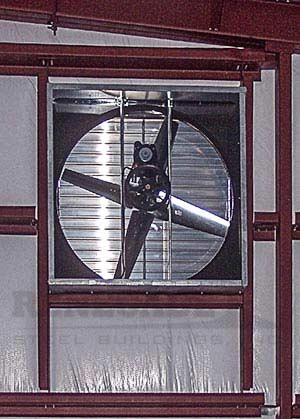 Renegade steel building vent fan