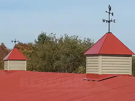 steel building cupola
