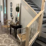 building barndominium interior stairs