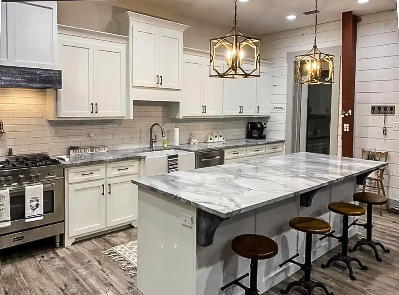 barndominium interior kitchen