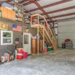 renegade seel building barndominium interior attic stairs