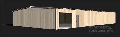40x75x10 steel building illustration