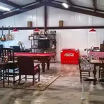 Steel Building Man Cave interior