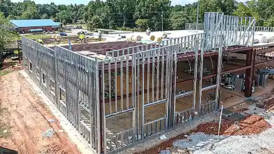 Renegade building during construction