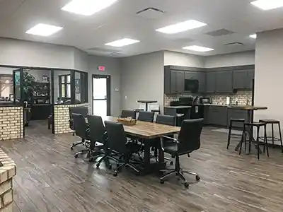 Renegade Steel Buildings employee conference room