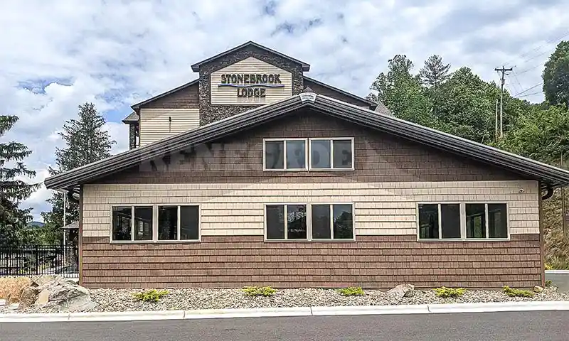 Renegade Steel Building finished pool cover building