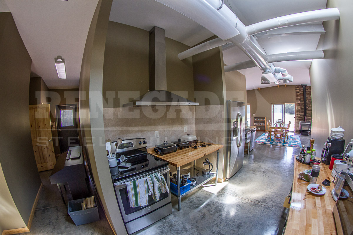 Shop house interior kitchen