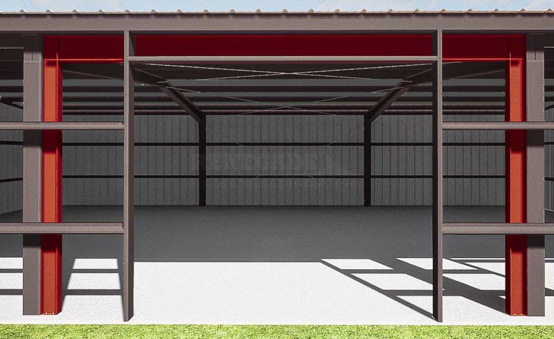 Steel Building Portal Frame illustration